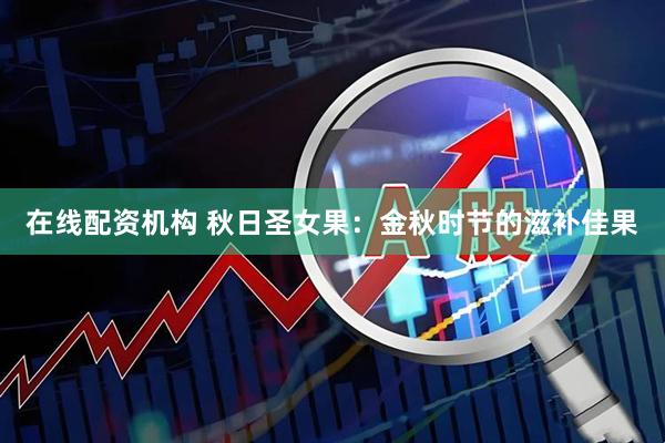 在线配资机构 秋日圣女果：金秋时节的滋补佳果
