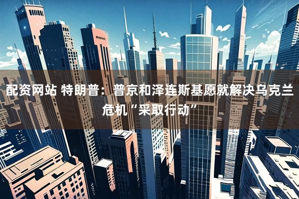 配资网站 特朗普：普京和泽连斯基愿就解决乌克兰危机“采取行动”