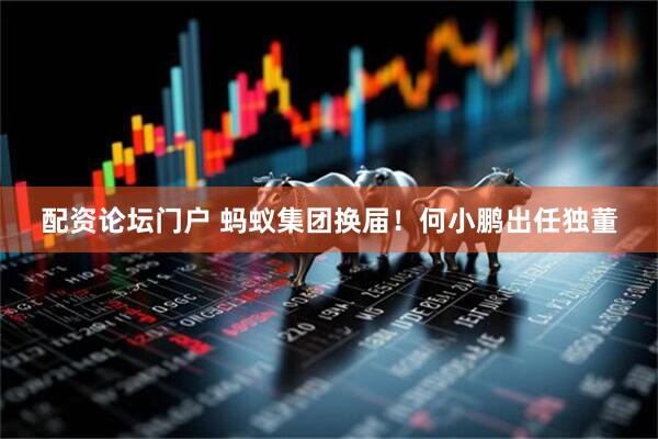 配资论坛门户 蚂蚁集团换届！何小鹏出任独董